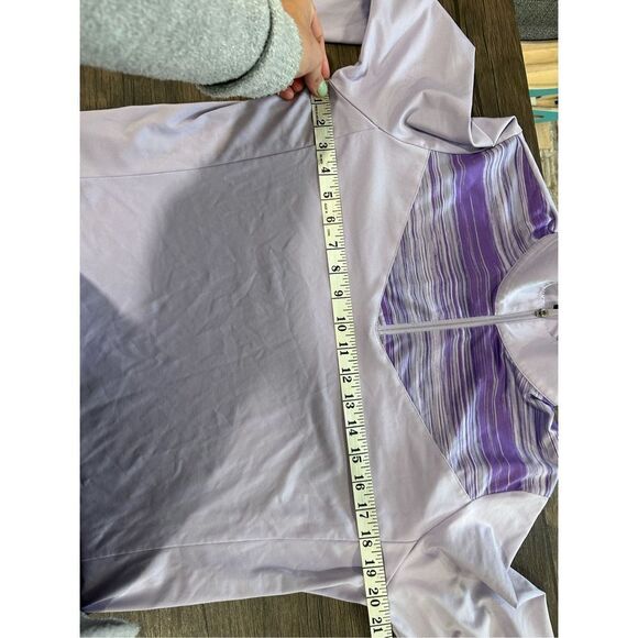Nike Golf Tour Performance Dri-Fit Lavender Purple Full Zip Track Jacket Size L - Picture 9 of 9